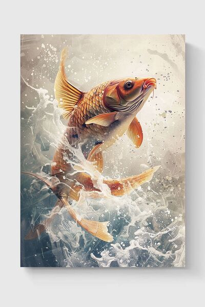 Luna Marissa Καλλιτεχνική αφίσα ψαριών χωρίς πλαίσιο τοίχου