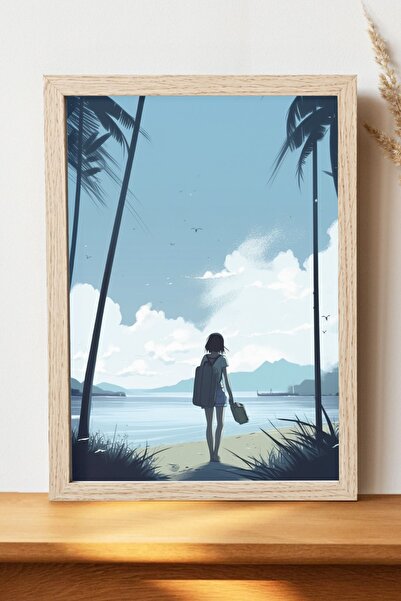 Luna Marissa Αφίσα Anime Landscape - Αφίσα ψηφιακής τέχνης από χοντρό χαρτί χ...