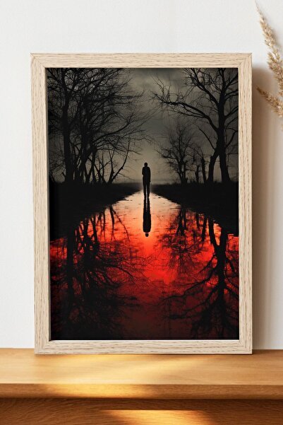 Luna Marissa Αφίσα Νυχτερινής Τοπίας - Αφίσα τοίχου από γυαλιστερό χαρτί χωρί...