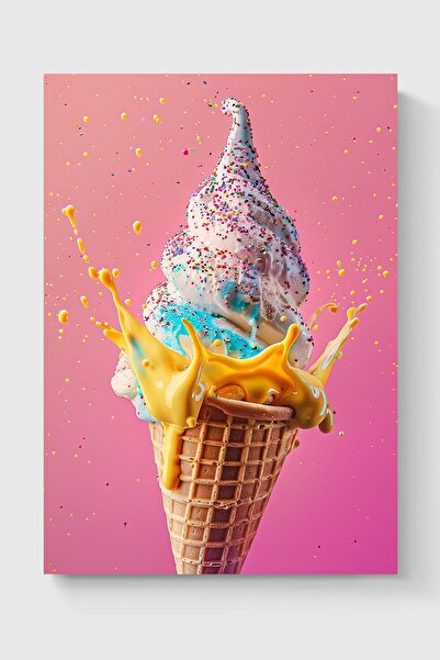 Luna Marissa Καλλιτεχνική αφίσα παγωτού χωρίς πλαίσιο τοίχου