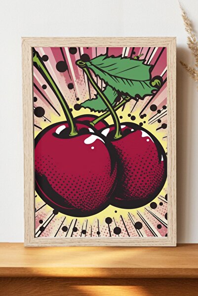 Luna Marissa Αφίσα Cherry - Αφίσα ψηφιακής τέχνης από χοντρό χαρτί χωρίς πλαίσιο