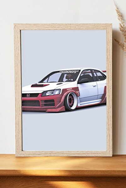 Luna Marissa Αφίσα Honda - Αφίσα αυτοκινήτου από γυαλιστερό χαρτί χωρίς πλαίσιο