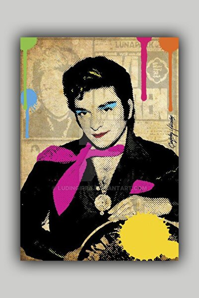 Luna Marissa Αφίσα ρετρό Zeki Müren - Αφίσα τοίχου χωρίς πλαίσιο