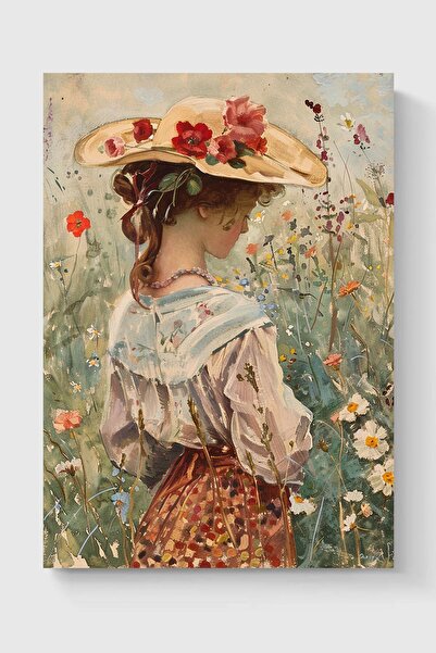 Luna Marissa Καλλιτεχνική αφίσα με λουλούδια για κορίτσια χωρίς πλαίσιο