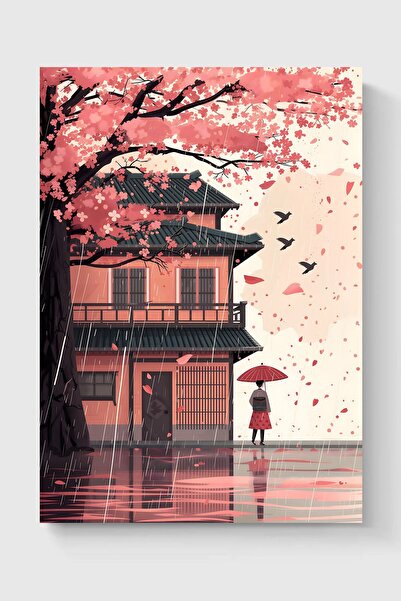 Luna Marissa Διακοσμητική αφίσα με ιαπωνικό τοπίο χωρίς πλαίσιο
