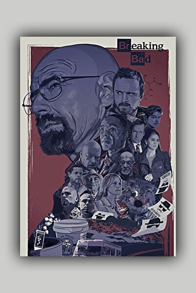 Luna Marissa Retro Breaking Bad Poster - Çerçevesiz Duvar Posteri