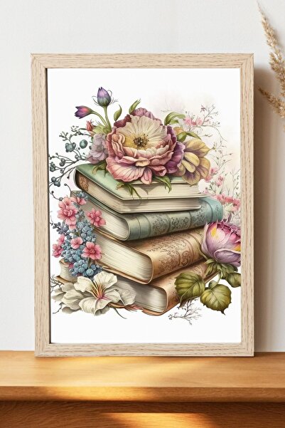 Luna Marissa Αφίσα βιβλίου με λουλούδια - Αφίσα τοίχου από γυαλιστερό χαρτί χ...