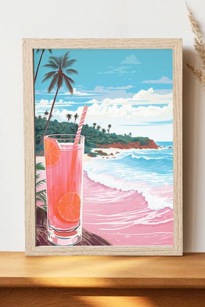 Luna Marissa Αφίσα τοπίων - Αφίσα τοίχου από γυαλιστερό χαρτί χωρίς πλαίσιο