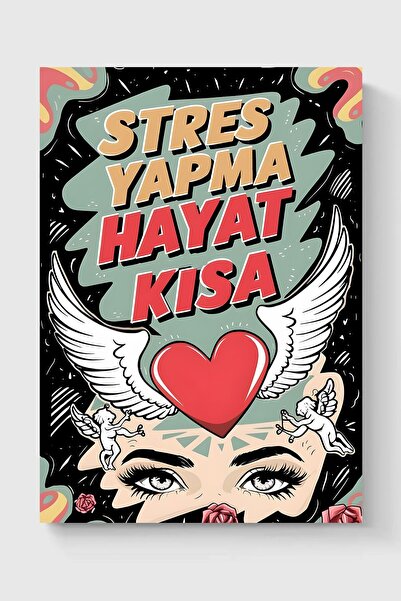 Luna Marissa Αφίσα με λέξη "Stress Making" χωρίς πλαίσιο, αφίσα τοίχου