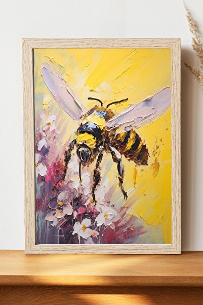 Luna Marissa Αφίσα με μέλισσες - Αφίσα τοίχου από γυαλιστερό χαρτί χωρίς πλαίσιο