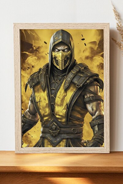 Luna Marissa Αφίσα Scorpion Mortal Kombat - Αφίσα τοίχου από γυαλιστερό χαρτί...