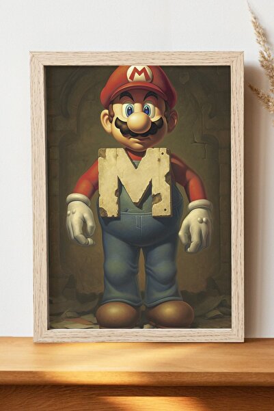 Luna Marissa Αφίσα Mario - Αφίσα τοίχου από γυαλιστερό χαρτί χωρίς πλαίσιο