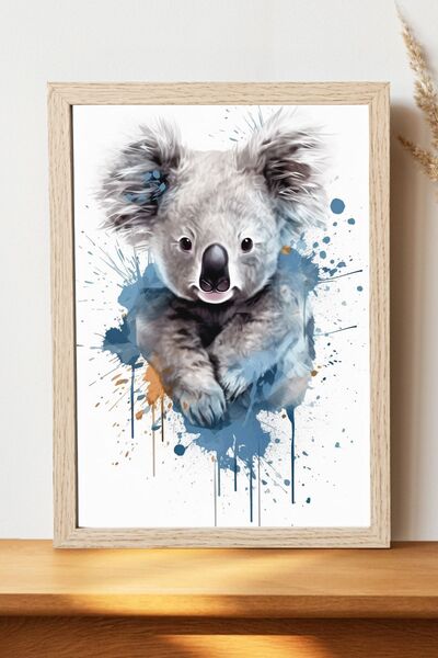 Luna Marissa Αφίσα Koala - Αφίσα ψηφιακής τέχνης από γυαλιστερό χαρτί χωρίς π...