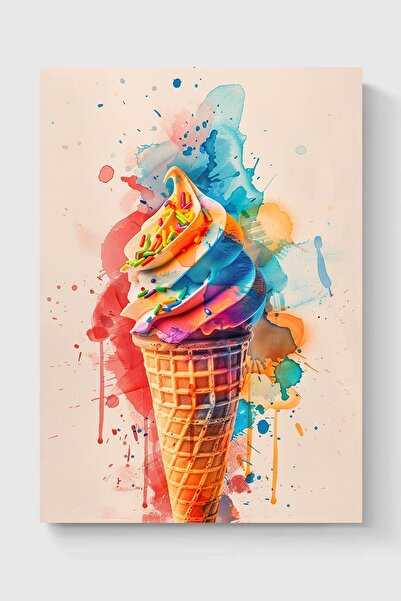 Luna Marissa Καλλιτεχνική αφίσα παγωτού χωρίς πλαίσιο τοίχου
