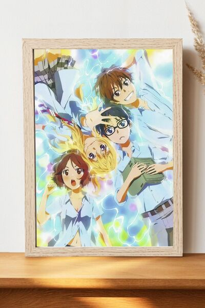 Luna Marissa Αφίσα "Η Ψέμα σου τον Απρίλιο" - Αφίσα τοίχου από γυαλιστερό χαρ...