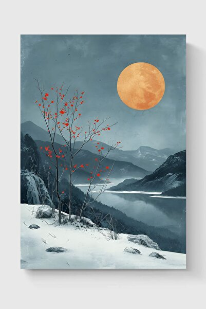 Luna Marissa Αφίσα χειμερινού τοπίου Αφίσα τοίχου χωρίς πλαίσιο