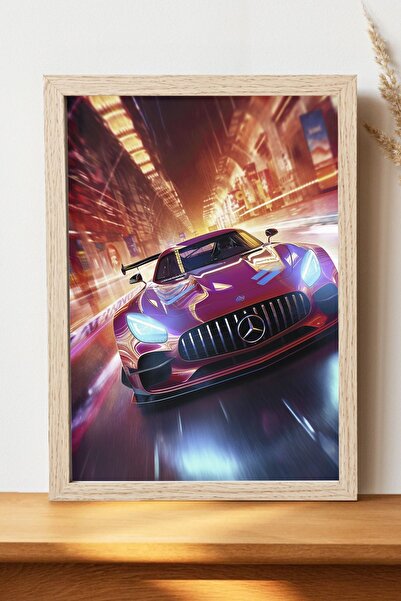 Luna Marissa Mercedes Poster - Çerçevesiz Parlak Kağıt Araba Posteri