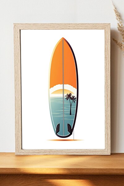 Luna Marissa Αφίσα για σέρφινγκ - Αφίσα τοίχου από γυαλιστερό χαρτί χωρίς πλα...