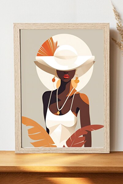Luna Marissa Αφίσα Αφρικανής Γυναίκας - Αφίσα τοίχου από γυαλιστερό χαρτί χωρ...