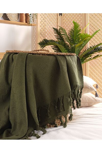 Cotanique Lima Cotton Double Pique - 200X220 Cover, Multi-Purpose Sofa Cover