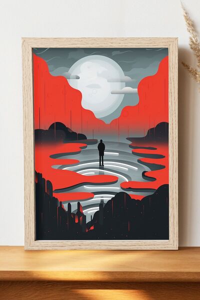 Luna Marissa Αφίσα εικονογράφησης - Αφίσα τοίχου από γυαλιστερό χαρτί χωρίς π...