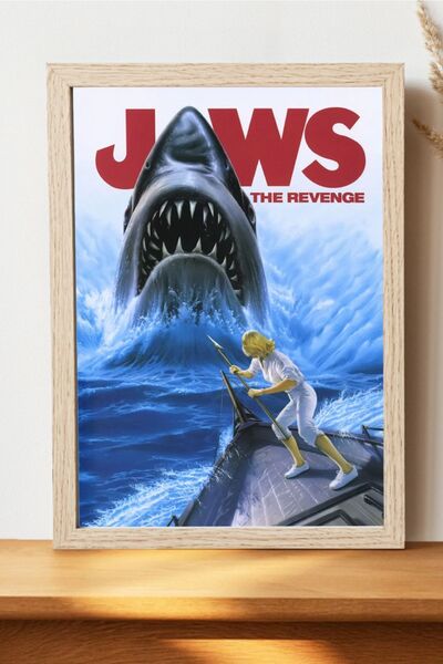 Luna Marissa Αφίσα Jaws - Αφίσα τηλεοπτικής ταινίας από χοντρό χαρτί χωρίς πλ...