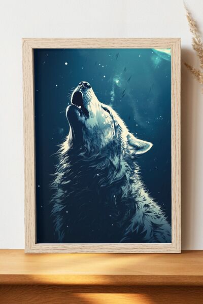 Luna Marissa Αφίσα Wolf - Αφίσα τοίχου από γυαλιστερό χαρτί χωρίς πλαίσιο