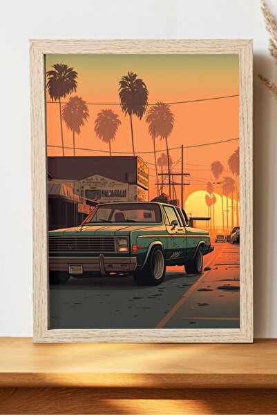 Luna Marissa Αφίσα Fan Art Gta San Andreas - Αφίσα παιχνιδιού από χοντρό χαρτ...