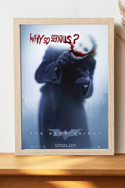 Luna Marissa The Dark Knight Poster - Çerçevesiz Kalın Kağıt Tv Film Poster