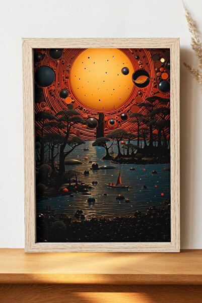 Luna Marissa Αφίσα Güneş - Αφίσα τοίχου από γυαλιστερό χαρτί χωρίς πλαίσιο