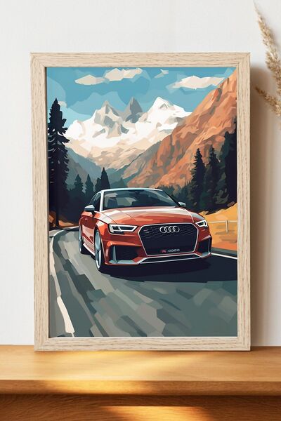 Luna Marissa Αφίσα Audi - Αφίσα αυτοκινήτου από γυαλιστερό χαρτί χωρίς πλαίσιο