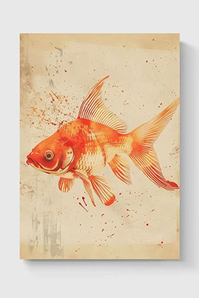 Luna Marissa Καλλιτεχνική αφίσα ψαριών χωρίς πλαίσιο τοίχου