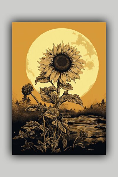 Luna Marissa Αφίσα Bohemian Sunflower Αφίσα τοίχου χωρίς πλαίσιο