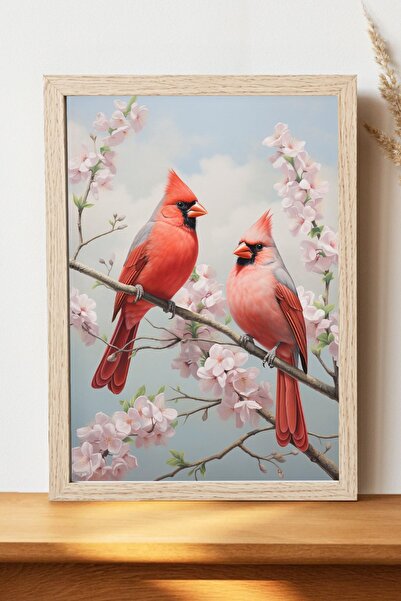 Luna Marissa Αφίσα πουλιών - Αφίσα τοίχου από γυαλιστερό χαρτί χωρίς πλαίσιο