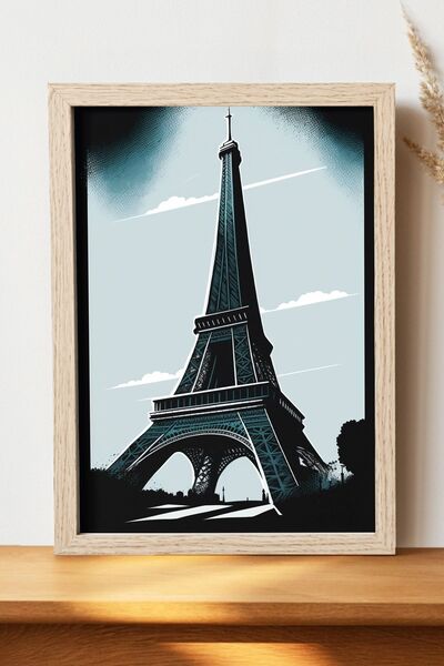 Luna Marissa Αφίσα του Άιφελ - Αφίσα τοίχου από γυαλιστερό χαρτί χωρίς πλαίσιο