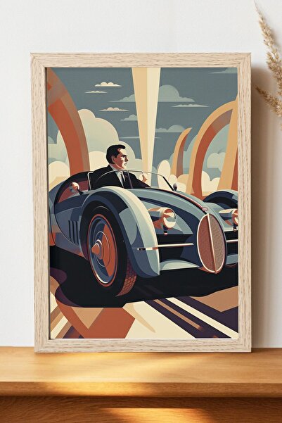 Luna Marissa Εικονογράφηση αφίσας Bugatti - Αφίσα αυτοκινήτου από γυαλιστερό ...