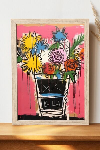 Luna Marissa Αφίσα βάζου - Αφίσα τοίχου από γυαλιστερό χαρτί χωρίς πλαίσιο