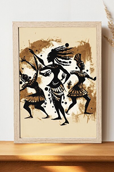 Luna Marissa Αφίσα Αφρικανών Χορευτών - Χοντρό χαρτί χωρίς πλαίσιο, ψηφιακή δ...