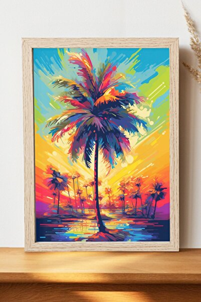 Luna Marissa Αφίσα παλάμης - Αφίσα τοίχου από γυαλιστερό χαρτί χωρίς πλαίσιο