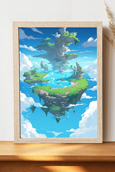 Luna Marissa Αφίσα Island in the Sky - Αφίσα τοίχου από γυαλιστερό χαρτί χωρί...