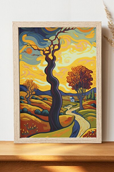 Luna Marissa Σουρεαλιστική αφίσα τοπίων - Χοντρό χαρτί χωρίς πλαίσιο, ψηφιακή...