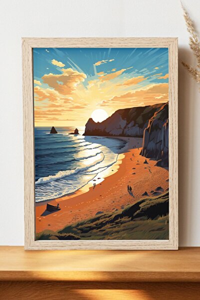 Luna Marissa Αφίσα τοπίων - Αφίσα τοίχου από γυαλιστερό χαρτί χωρίς πλαίσιο