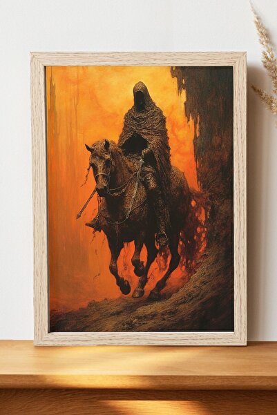 Luna Marissa Εικονογράφηση Αφίσα με άλογα - Αφίσα τοίχου από γυαλιστερό χαρτί...