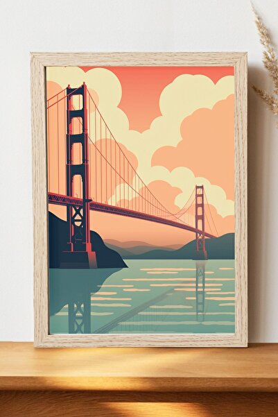 Luna Marissa Αφίσα γέφυρας - Αφίσα τοίχου από γυαλιστερό χαρτί χωρίς πλαίσιο