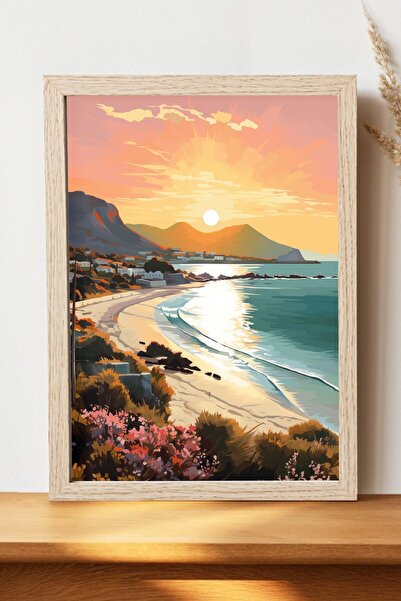 Luna Marissa Αφίσα τοπίων - Αφίσα τοίχου από γυαλιστερό χαρτί χωρίς πλαίσιο