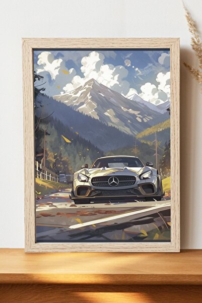 Luna Marissa Αφίσα Mercedes - Αφίσα αυτοκινήτου από γυαλιστερό χαρτί χωρίς πλ...