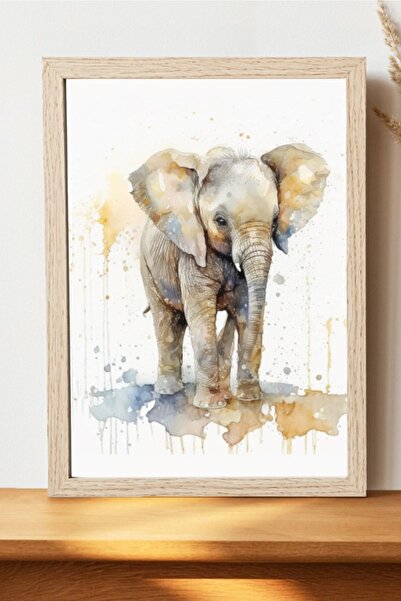 Luna Marissa Καλλιτεχνική αφίσα ελέφαντα - Διακοσμητική αφίσα χωρίς πλαίσιο