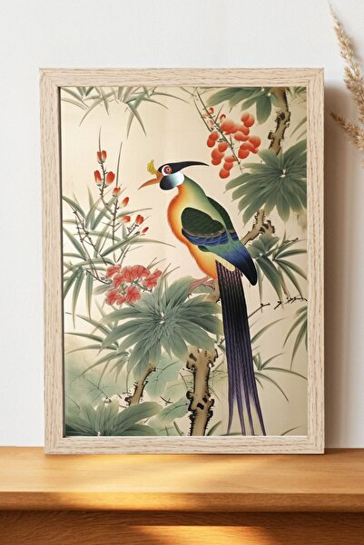 Luna Marissa Αφίσα ιαπωνικής τέχνης με πουλιά - Χοντρό χαρτί χωρίς πλαίσιο, ψ...