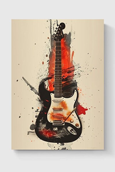 Luna Marissa Καλλιτεχνική αφίσα κιθάρας χωρίς πλαίσιο τοίχου
