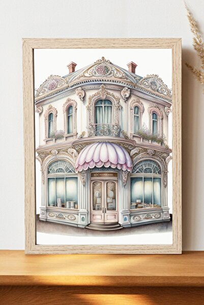 Luna Marissa Αφίσα εστιατορίου - Αφίσα τοίχου από γυαλιστερό χαρτί χωρίς πλαίσιο